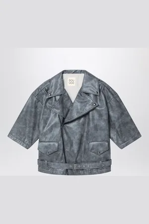 DOUUOD Over Calamita biker jacket in eco-leather