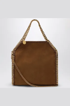 Stella McCartney Mini Falabella Tote Bag in brandy colour