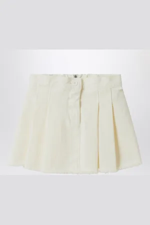 Il gufo Milk skirt in denim