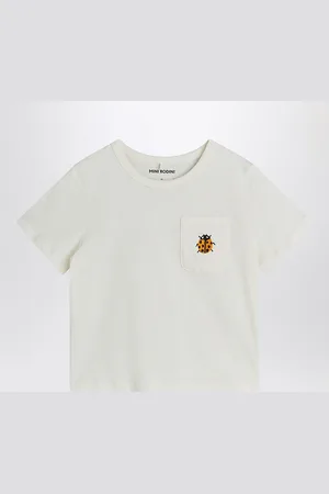Mini Rodini T-shirt with ladybug embroidery