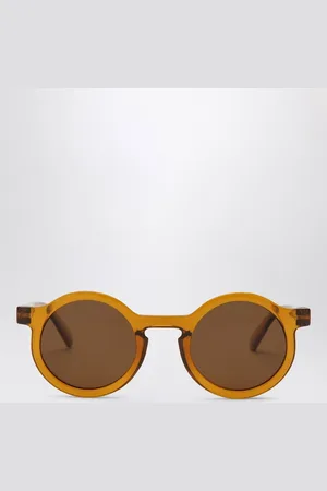 Liewood Darla round sunglasses in mustard colour