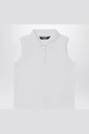 K-Way Sleeveless cotton polo