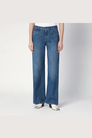 The Row Eglitta wide faded jeans