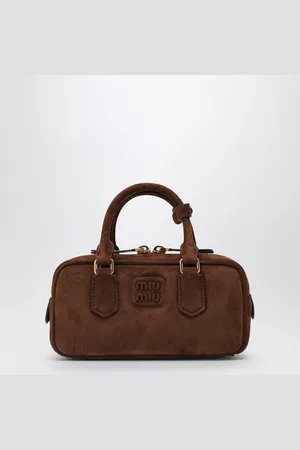 Miu Miu Arcadie S bag in Cocoa suede leather