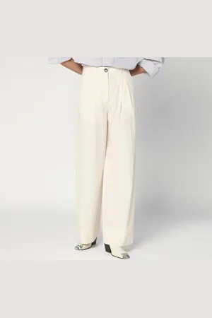MKDT STUDIO Wide écru trousers in cotton
