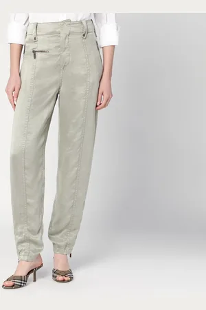 Burberry Trousers with B Shield emblem in lyocell
