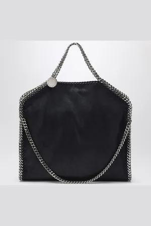 Stella McCartney Navy Falabella Fold Over tote bag