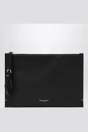Maison Margiela Large leather tote with logo