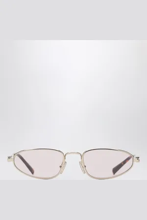 Miu Miu Logo Pale gold sunglasses