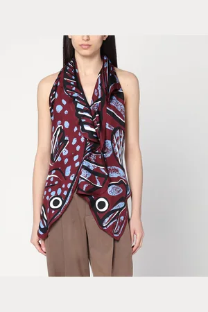 Bottega Veneta Printed silk twill top