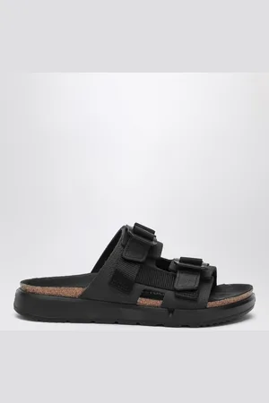 Birkenstock Shinjuku leather and textile slipper