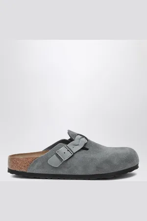 Birkenstock Slipper Boston Braided colour Basalt Gray