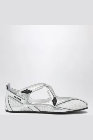 The Attico Ballerina flat Floor 01 silver