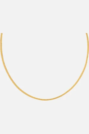 Astrid & Miyu Snake Chain Gold-Plated Necklace