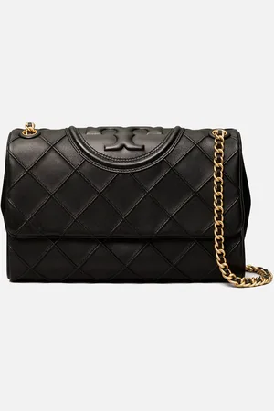 Tory Burch Fleming Soft Leather Chain Wallet