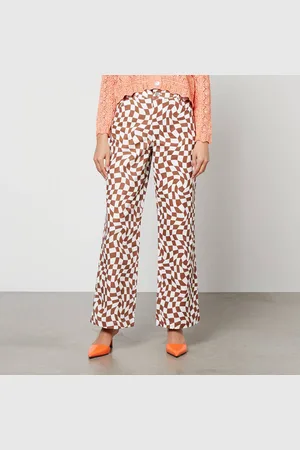 Résumé Rilly Printed Organic Cotton Wide-Leg Trousers - DK 42/UK 14