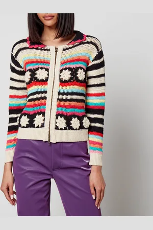 Tach Lenu Crocheted Cotton Cardigan - XL