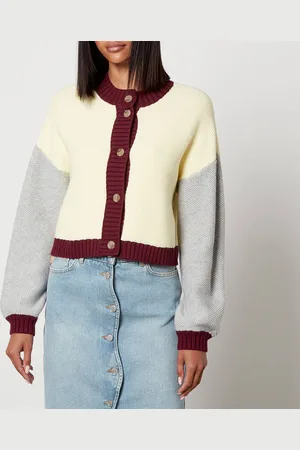 Stella Nova Netti Colour-Block Cotton Cardigan - S