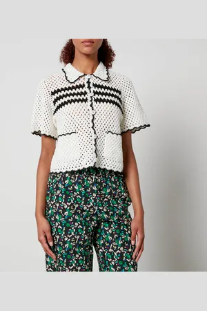 Baum und Pferdgarten Cayley Crocheted Cotton Top - L
