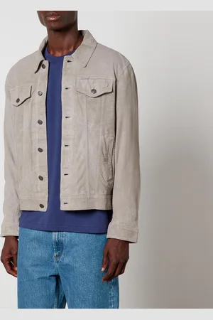 Ralph Lauren Suede Trucker Jacket - S