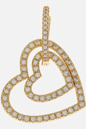Crystal Haze Heart Collector Gold-Plated Earring