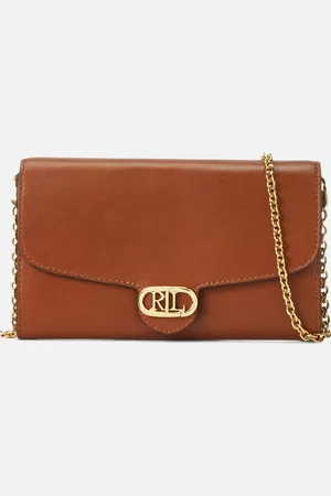 Ralph Lauren Adair Medium Leather Crossbody Bag