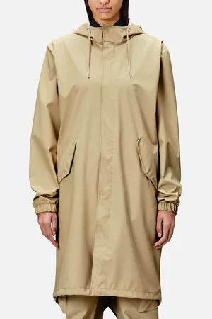 Rains Coated-Shell Fishtail Parka - M