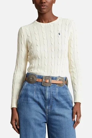 Ralph Lauren Julianna Cotton Cable-Knit Jumper - L