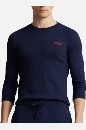 Ralph Lauren Cotton-Blend Waffle-Jersey Long Sleeve T-Shirt - XL