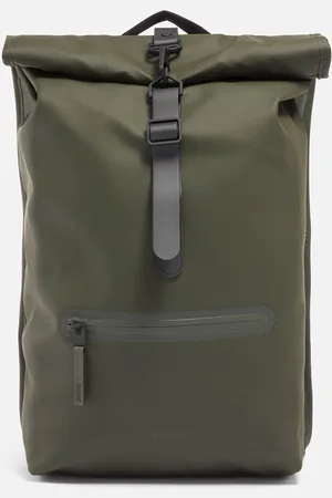 Rains Rolltop Matte Shell Backpack