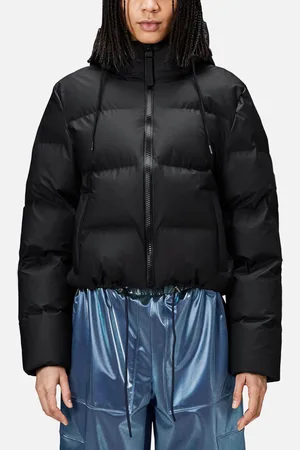 Rains Alta Coated-Shell Puffer Jacket - L