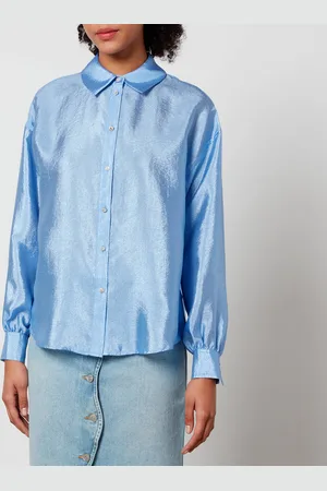 Crās Gina Satin-Cloqué Shirt - EU 34/UK 8