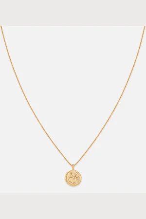 Astrid & Miyu Sagittarius Zodiac 18-Karat -Plated Necklace