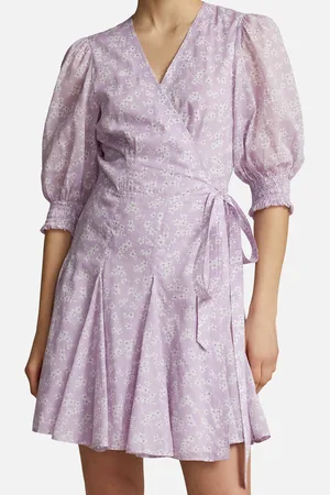 Ralph Lauren Short Sleeve Cotton Day Dress - UK 2