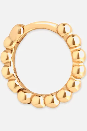 Astrid & Miyu 18-Karat -Plated Hoop Single Earring