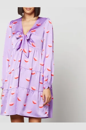 Crās Rachel Printed Satin Dress - EU 36/ UK 8