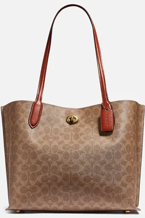 Coach Willow Signature Coated-Canvas Tote Bag