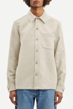Samsøe Samsøe Taka Textured Cotton-Blend Shirt - S