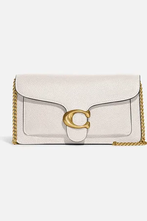 Coach Tabby Chain Leather Clutch Bag
