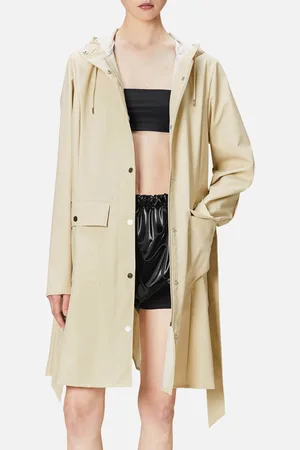 Rains Curve W Waterproof Shell Jacket - L