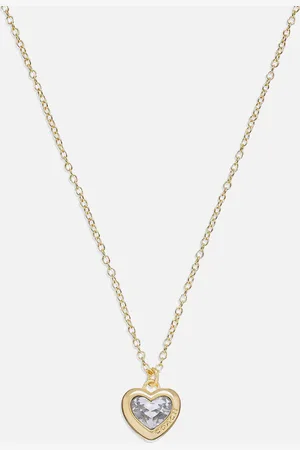 Coach Heart -Tone Pendant Necklace