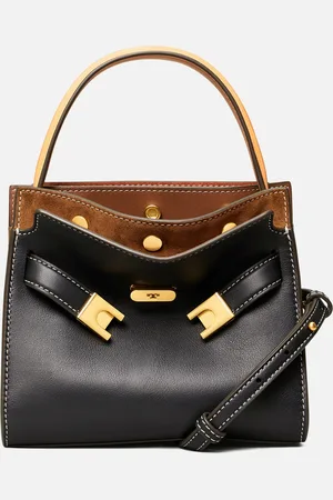 Tory Burch Lee Radziwill Petite Double Suede and Leather Bag