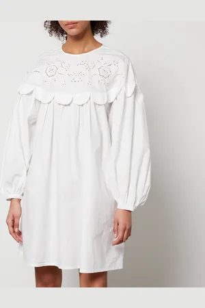 Stella Nova Broderie Anglaise Cotton-Poplin Mini Dress - DK 34/UK 8