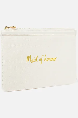 Katie Loxton Bridal Embroidered Maid of Honour Canvas Pouch