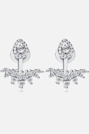 CARAT* London Carat London Suriya White Gold-Plated Earrings