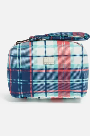 Tommy Hilfiger Conscious Tartan Shell Hype Vanity Bag
