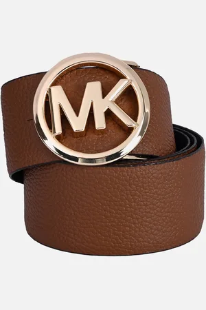 Michael Kors Reversible Pebble Leather Belt - XS