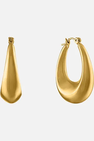 Oma The Label Vår 18 Karat -Plated Hoop Earrings