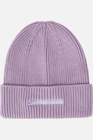 Calvin Klein Institutional Ribbed-Cotton Blend Beanie