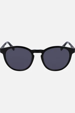 Calvin Klein Injected CK Acetate Round-Frame Sunglasses